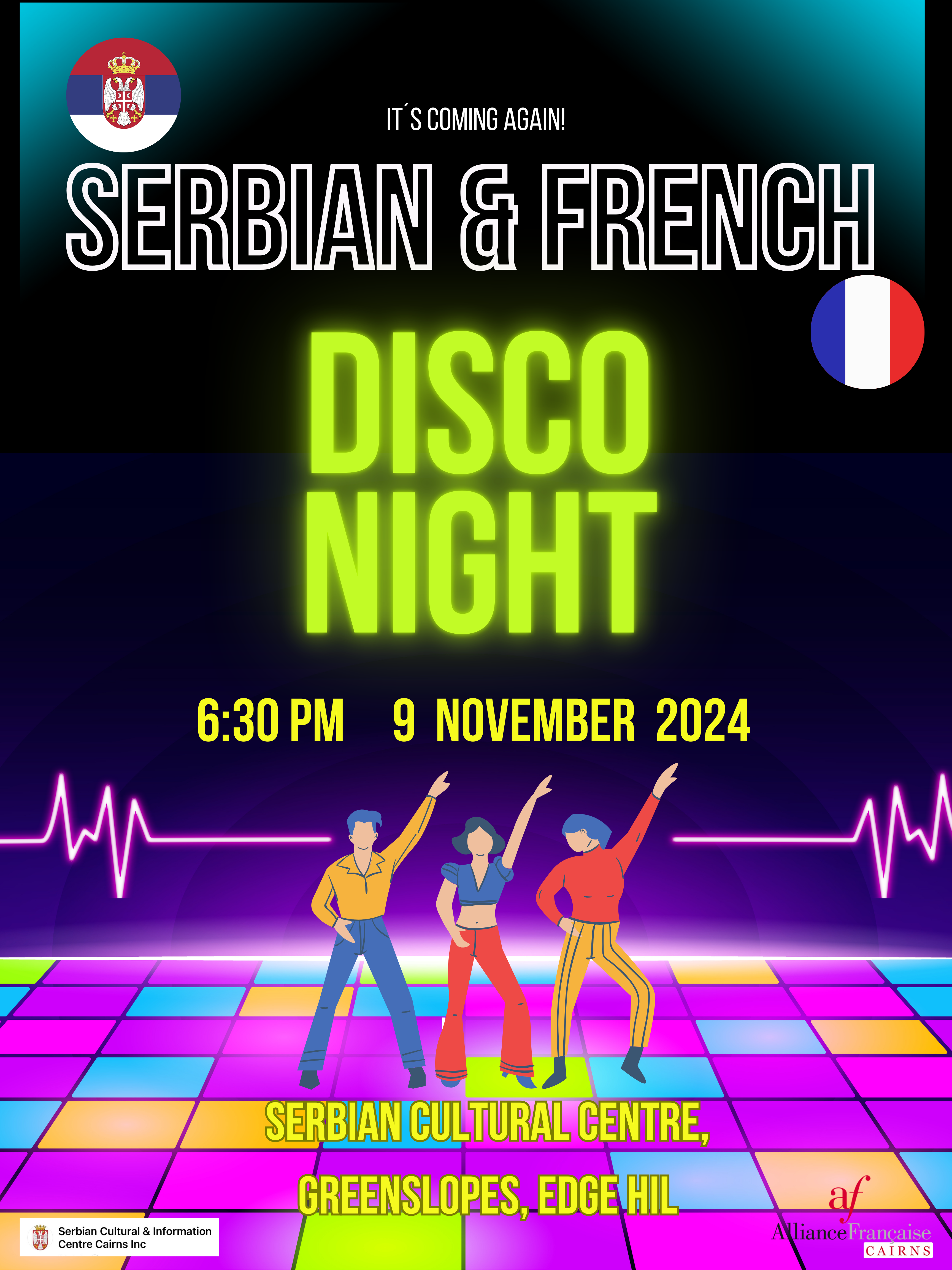 Serbian & French Disco Night